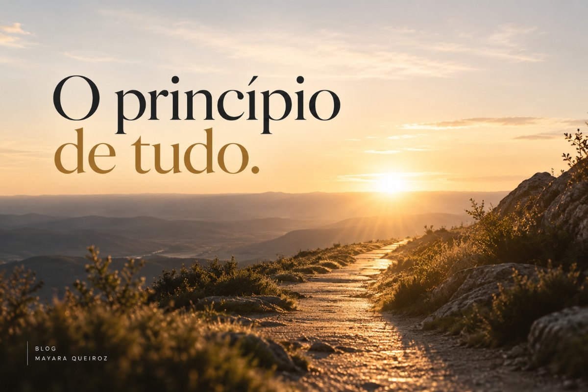 A visão é o início de tudo...